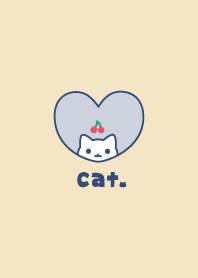 Cat Cherry - Navy