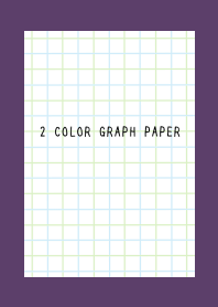 2 COLOR GRAPH PAPER/BLUE&GR/DEEP PURPLE