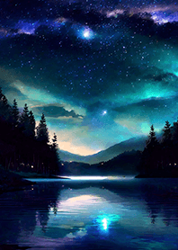 Beautiful starry night view#1187