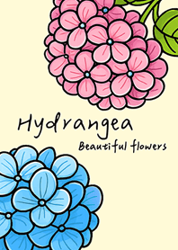 Plant hydrangeas!(pale yellow)