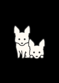 White Shepherd Dog darkmode theme