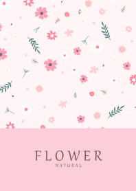 FLOWER PINK -NATURAL104