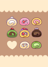 かわいい ロールケーキ