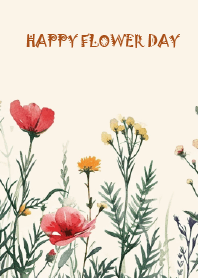 HAPPY FLOWER DAY THEME