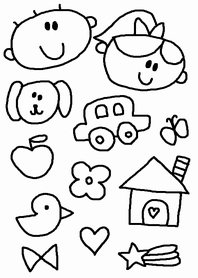 (children x black&white )