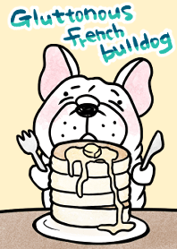 Bulldog Perancis yang rakus