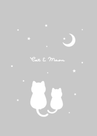 貓和星空 /gray white