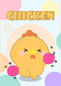 Color Cute Chicken FuFu Theme