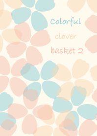 Colorful clover basket 2