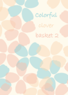 Colorful clover basket 2