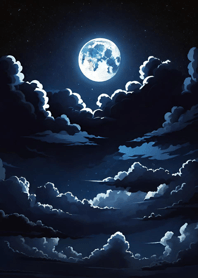 Night starry sky with nebula E9F541