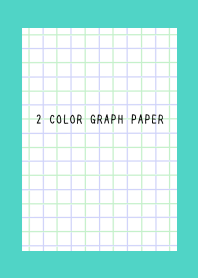 2 COLOR GRAPH PAPER/GR&PUR/EMERALD GREEN