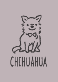 Doodle dog -chihuahua- PURPLE GRAY