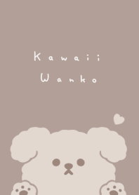 毛茸茸的狗 / cocoa brown