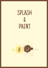 Splash & Paint - Yellow Brown Theme 05