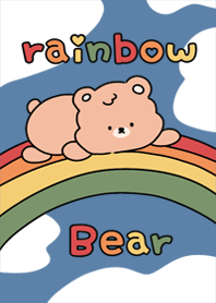 a rainbow bear