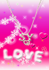 initial S&Y(PINK)Theme pair