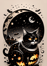halloween cat 540DAb