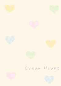 Cream Heart