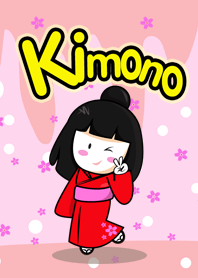 cartoon kimono