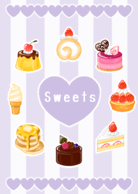 Many sweets! -purple-