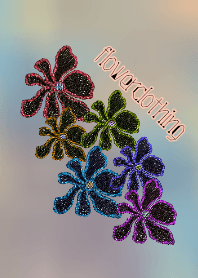 カラフルヴィンテージフラワー