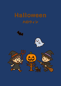 น่ารักฮาโลวีนแสนวิเศษ(สีกรมท่า)