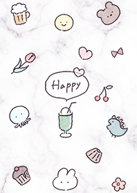 Happy Icon and Marble2 Greige02_2