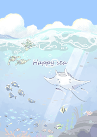 海と楽しい魚たちの着せかえ
