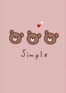 Simple cute bear.9.