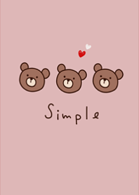 Simple cute bear.9.