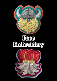 Face embroidery
