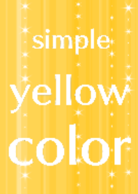 I like simple yellow