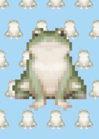 Frogpattern 픽셀 아트 테마 Blue05