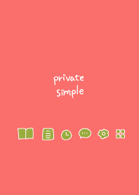 Private simple -new year's-