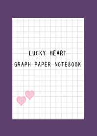 LUCKY HEART GRAPH PAPERj-DEEP PURPLE