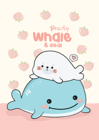 Whale & Seal Cute Peachy