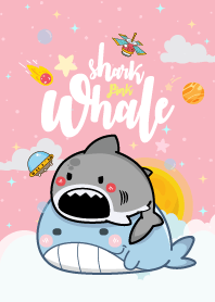 whale & shark Galaxy Pink