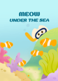 Meow  under the sea