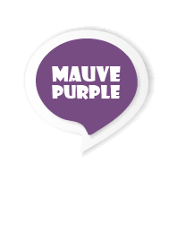 Mauve Purple Button In White V.3 (JP)