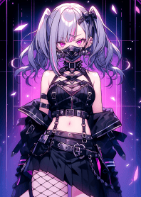 Cyberpunk sci-fi girl 1