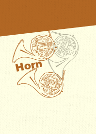 horn 3clr Autumn leaf