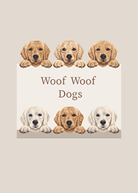 Woof Woof Dogs - Golden retriever -