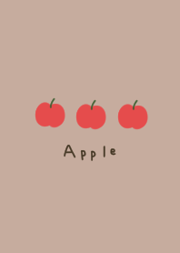 Three cute apples.