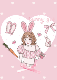 bunny girl( pink )