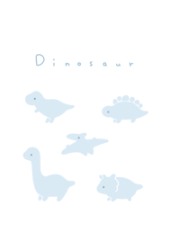 恐龍 /blue white