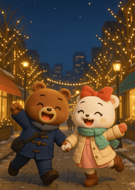 Winter Lights Bear Journey