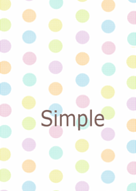 Simple and cute polka dot pattern1