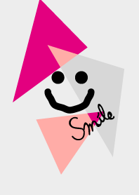 ピンク三角-スマイル-