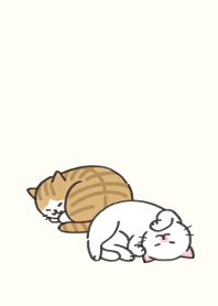 Sleeping cats.
